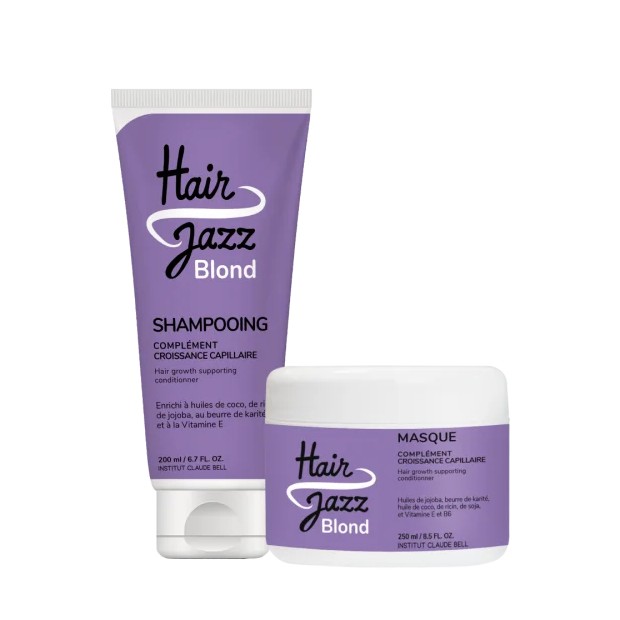 HAIR JAZZ Podstawowa rutyna do blond i siwych włosów eliminująca żółte tony