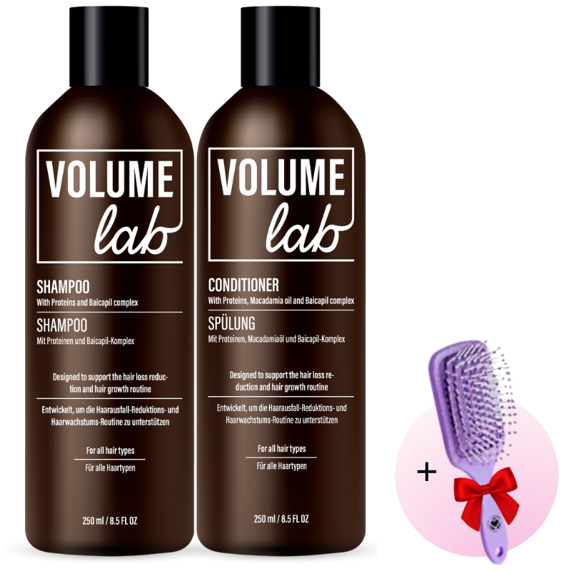 Intensywny system naprawczy dla zniszczonych włosów VOLUME LAB + szczotka W PREZENCIE!