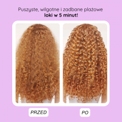 Trzy spreje CURL PRO z solą morską, które tworzą wyjątkowo mocne i efektowne loki