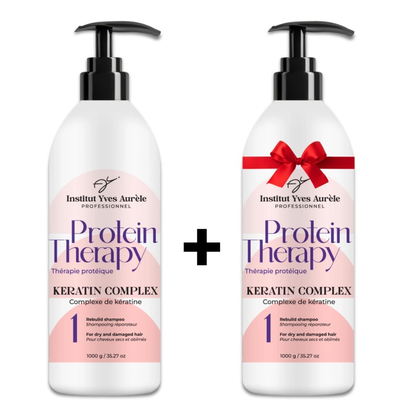 Zestaw Protein Therapy do zniszczonych włosów (2 x 1000g)