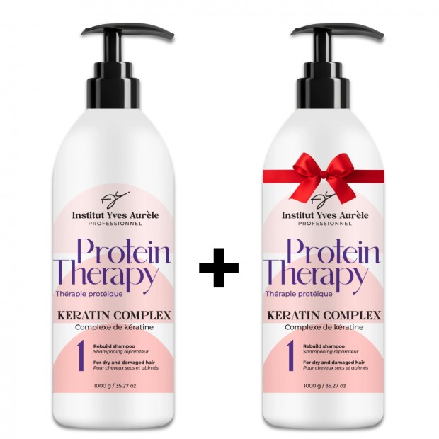 Zestaw Protein Therapy do zniszczonych włosów (2 x 1000g)