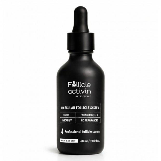 FOLLICLE ACTIVIN – bezkonkurencyjne serum aktywujące mieszki włosowe z 5-krotnie wyższym stężeniem składników aktywnych